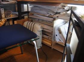 収納サポート　オフィス　ビフォー　書類