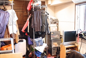 収納サポート O邸ビフォー 納戸