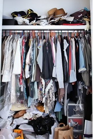 収納サポート O邸 クローゼット ビフォー