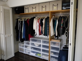 クローゼット収納　Ｉ邸　アフター